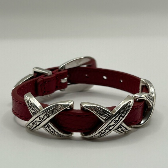 Brighton Jewelry - Brighton Kris’s Kross Leather Bandit Bracelet